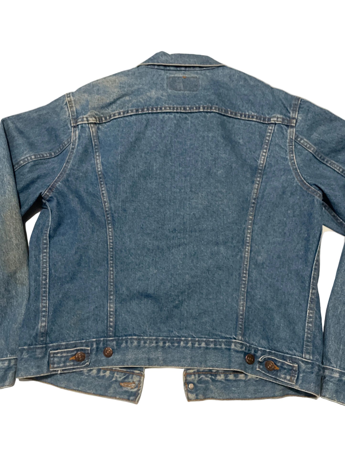 Vintage 1989 Levi’s 70506 (71506-0214) Denim Trucker Jacket - Made in USA - Size 44L (Long)