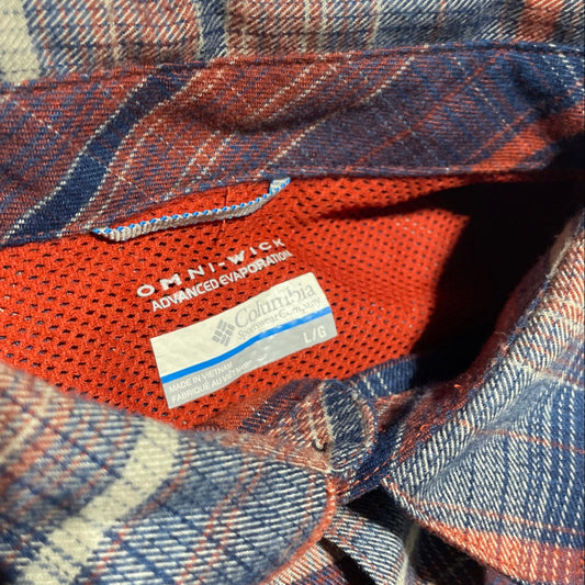 Columbia Omni-Wick Plaid Performance Shirt – Men’s Large