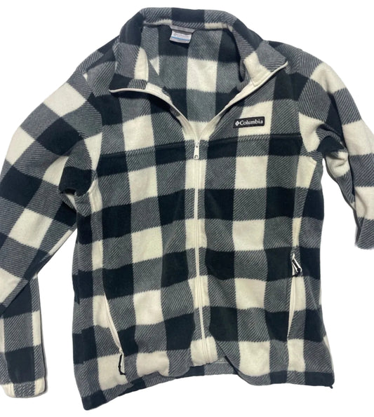 Columbia Steens Mountain Plaid Fleece Jacket – Men’s Medium