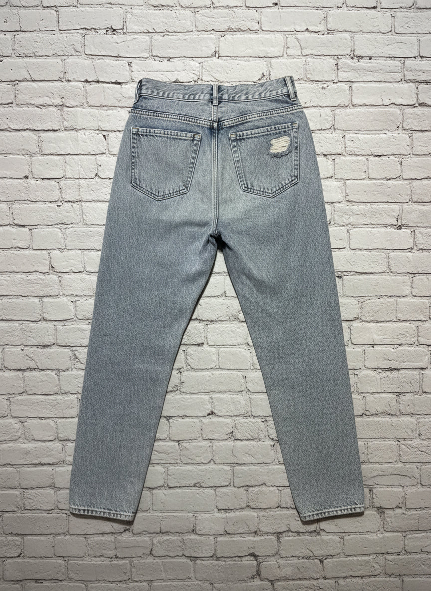 Pacsun Vintage Ultra High Rise Ripped Jeans - Size 26, Light Wash