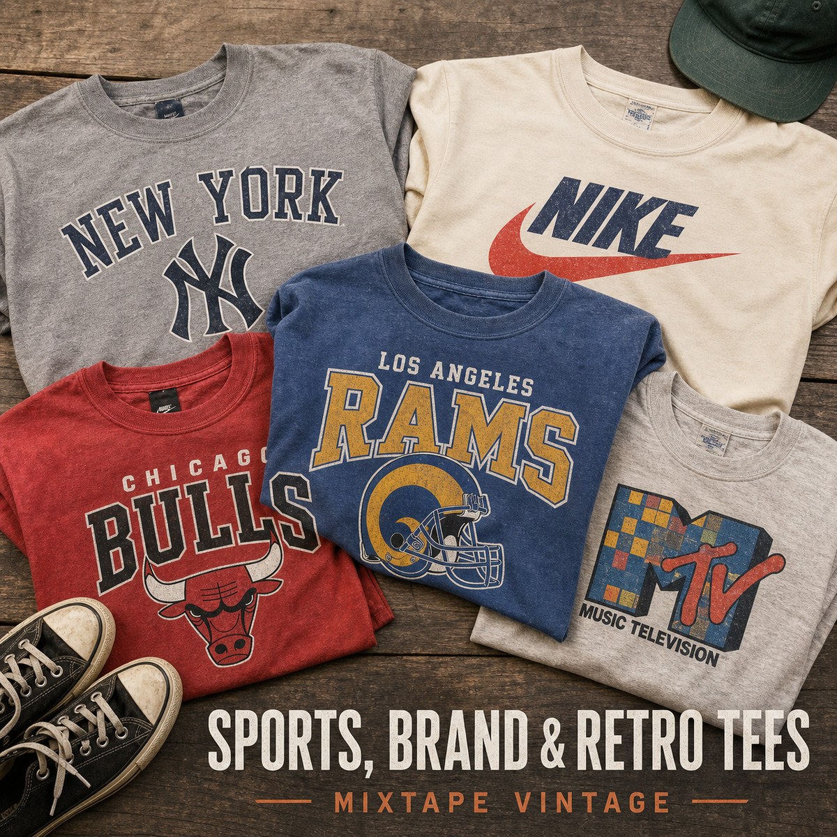 Sports, Brand & Retro Tees