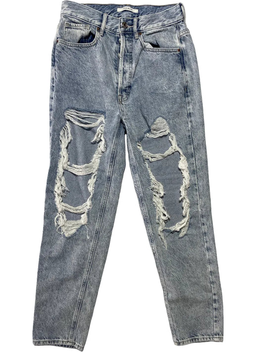 Pacsun Vintage Ultra High Rise Ripped Jeans - Size 26, Light Wash