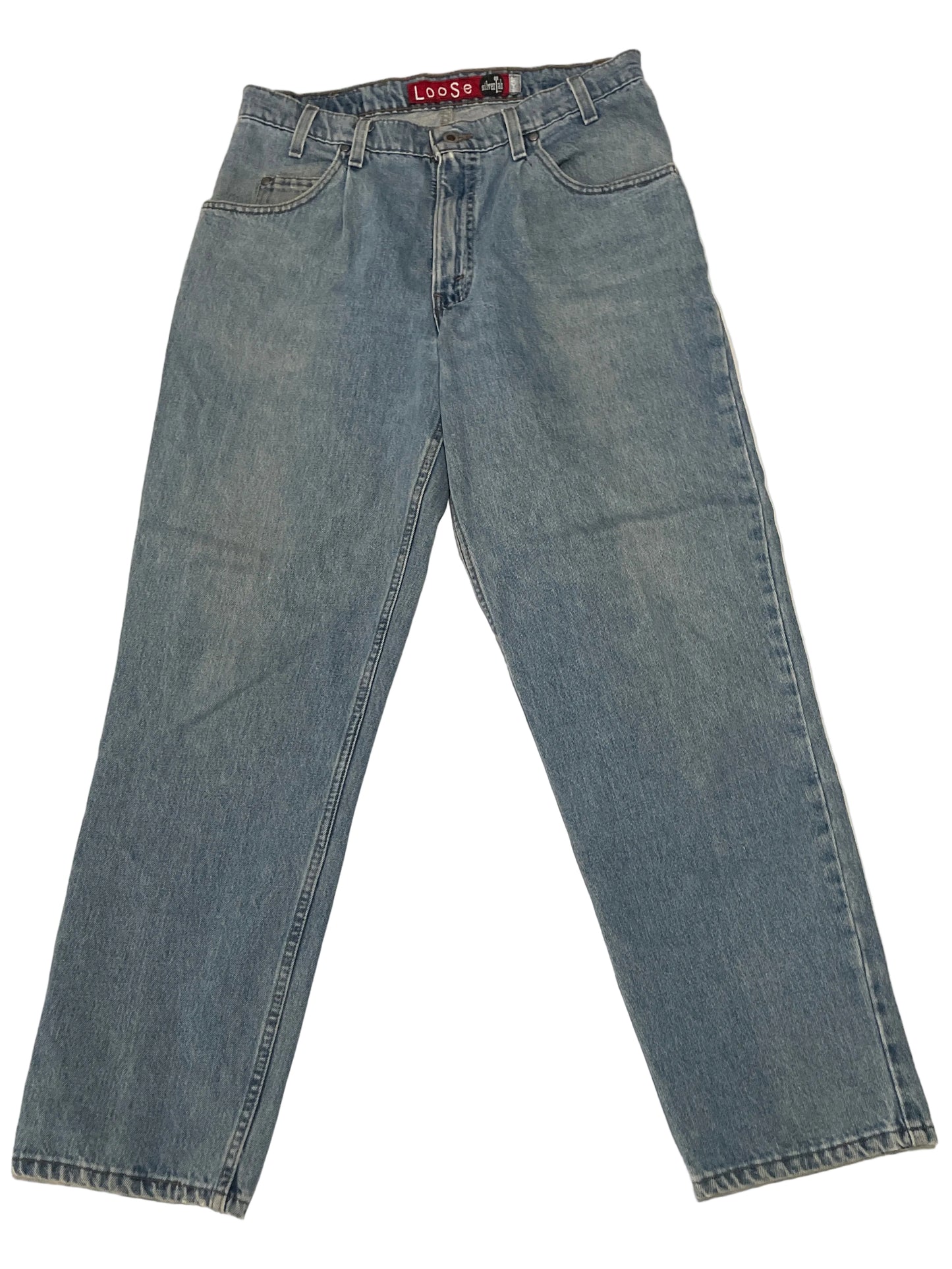 Vintage Levi’s SilverTab Loose Jeans 34x30 USA – Light Wash Y2K Baggy Fit