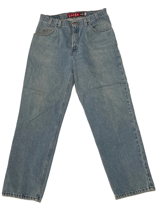 Vintage Levi’s SilverTab Loose Jeans 34x30 USA – Light Wash Y2K Baggy Fit