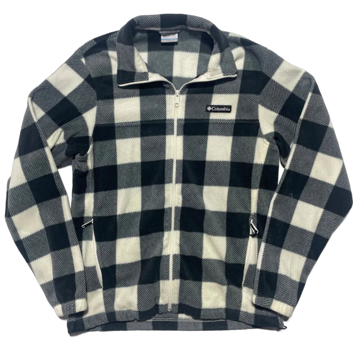 Columbia Steens Mountain Plaid Fleece Jacket – Men’s Medium