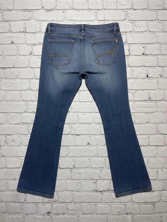Y2K Southpole Women’s Size 11 Jeans - Medium Wash Low Rise Denim, SPJ Embroidered Vintage Streetwear
