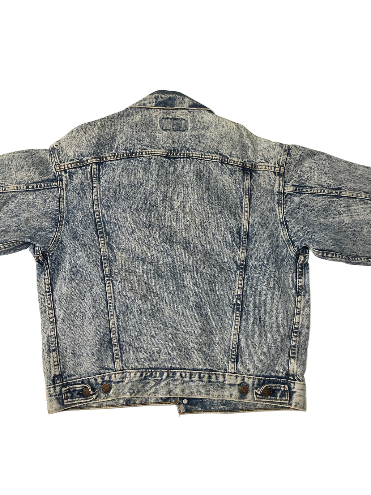 Vintage 1988 Levi’s 70507-0219 Acid Wash Denim Trucker Jacket - Made in USA - Men’s Medium