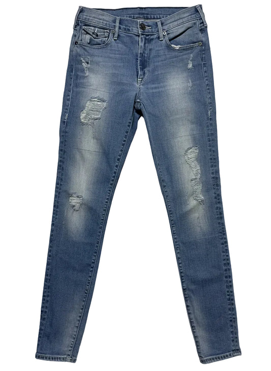 True Religion Halle Mid Rise Super Skinny Distressed Jeans - Size 27 Women’s Made in USA Untitled Nov19_18:06