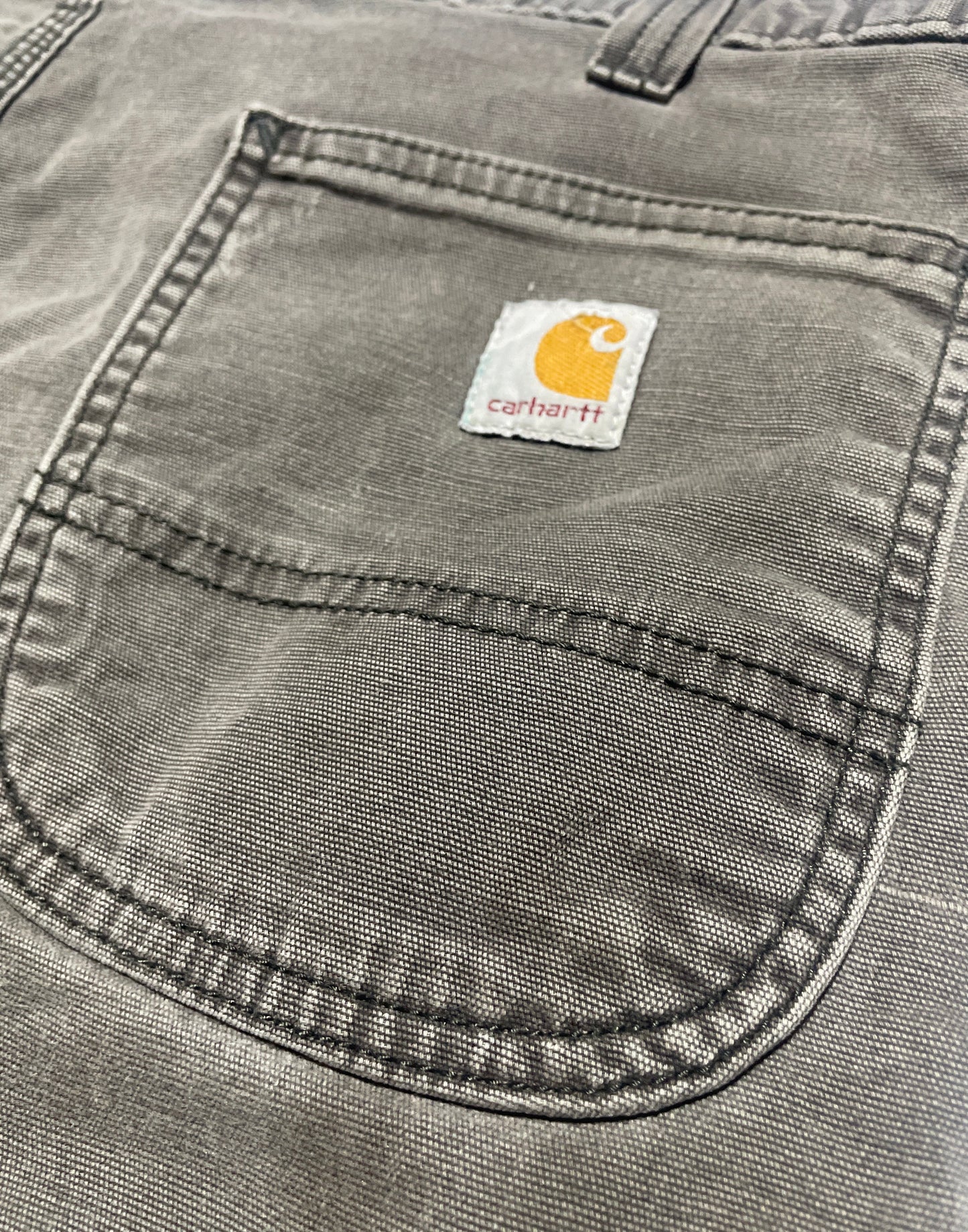 Carhartt Relaxed Fit Gray Work Pants 38x30