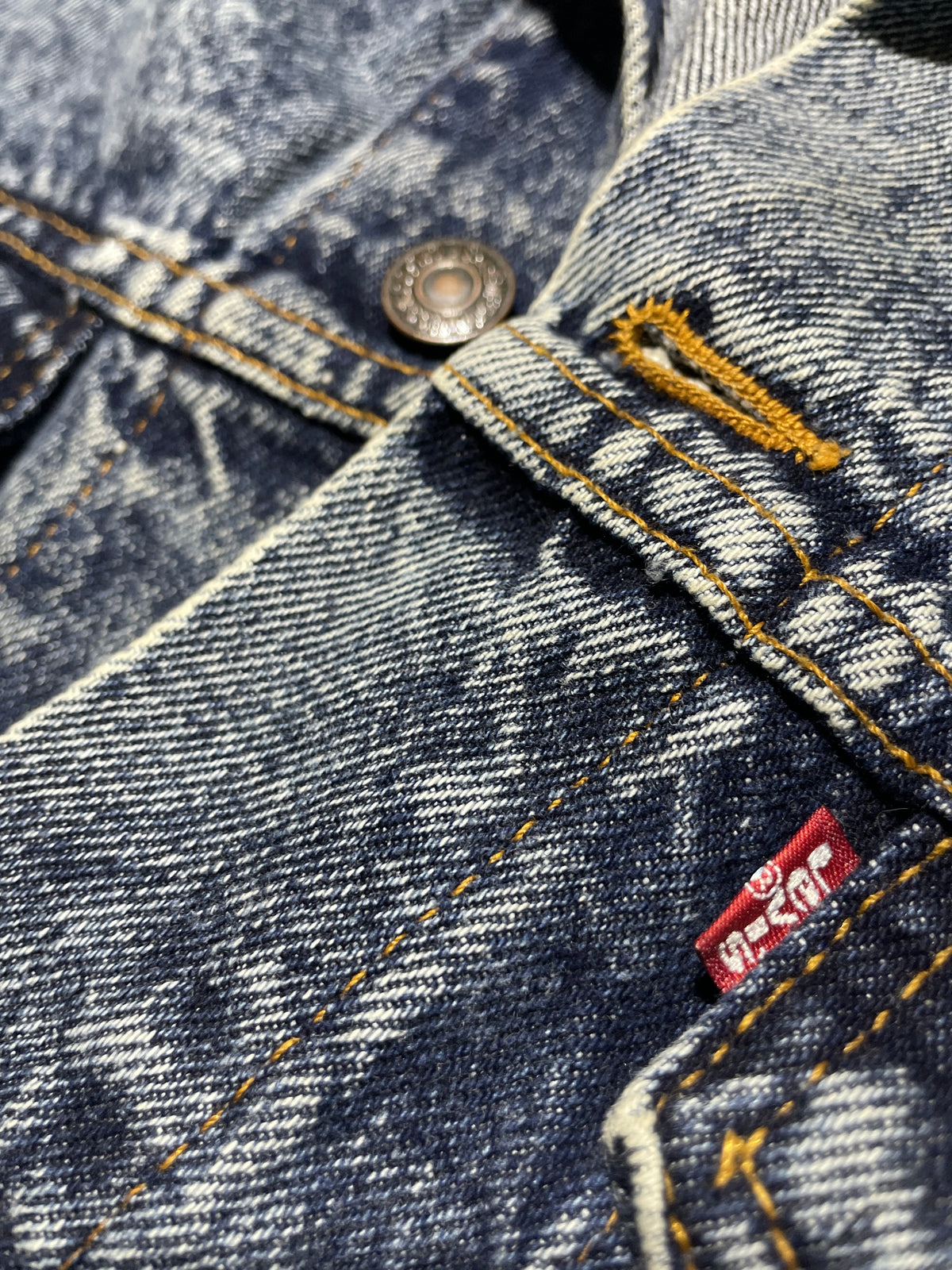 Vintage 80s Levi’s 70507-0227 Acid Wash Cutoff Trucker Vest USA Made – Size Small
