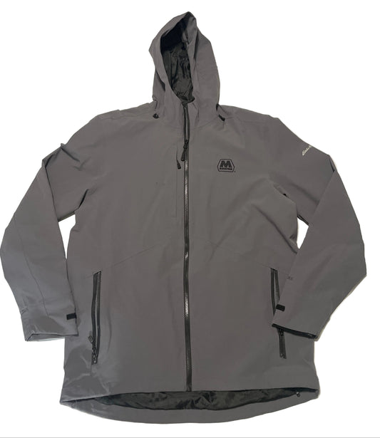 Eddie Bauer Marathon Petroleum Soft Shell Hooded Jacket Gray Men’s Large