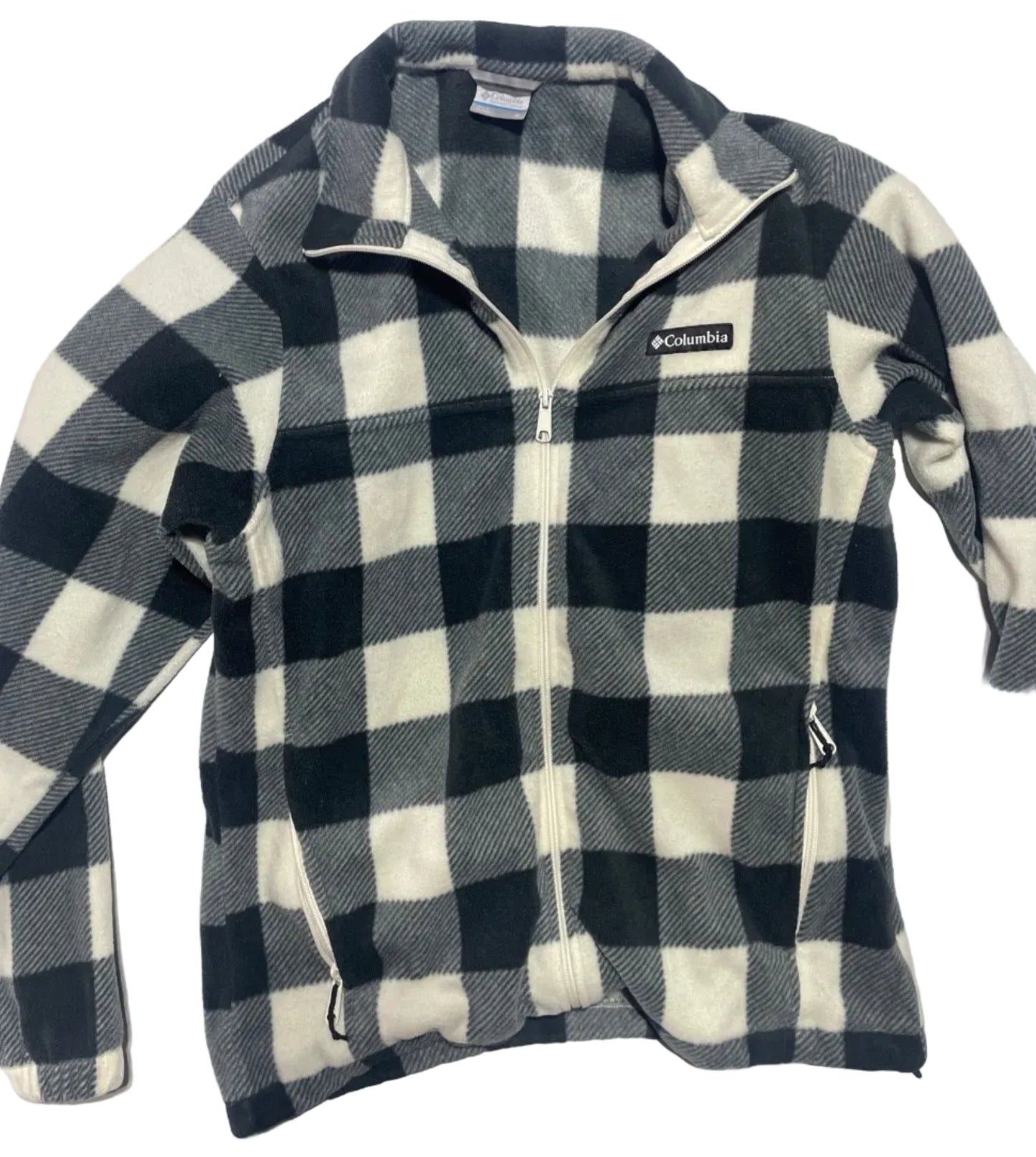 Columbia Steens Mountain Plaid Fleece Jacket – Men’s Medium