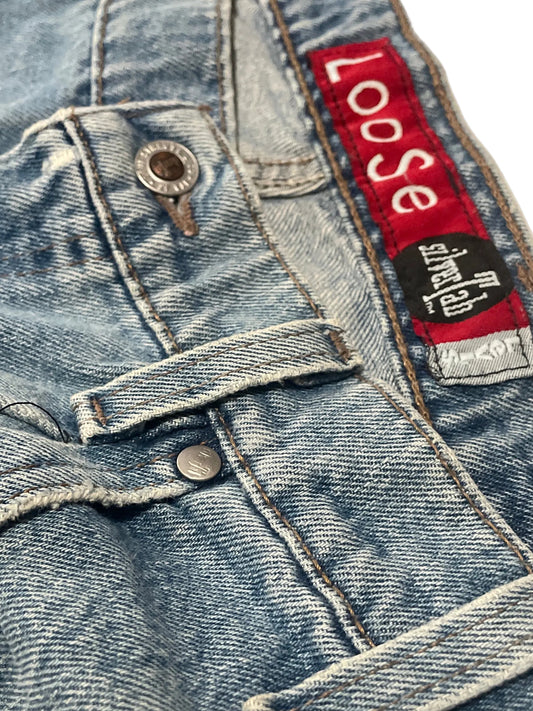 Vintage Levi’s SilverTab Loose Jeans 34x30 USA – Light Wash Y2K Baggy Fit