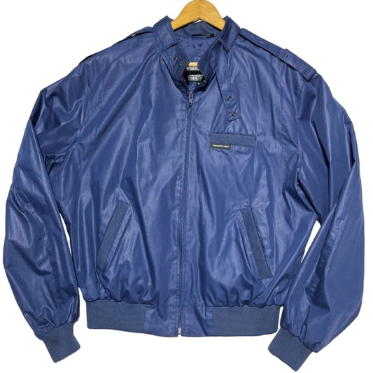 Vintage Members Only Navy Insulated Bomber Jacket