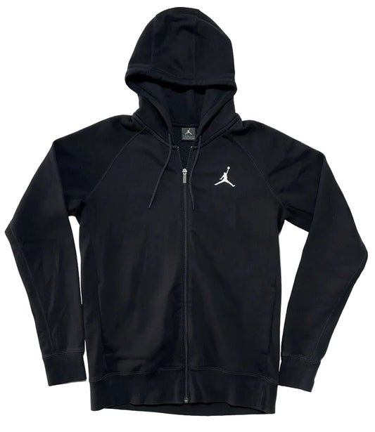 Jordan Zip-Up Hoodie - Black - Size Large - Jumpman Logo